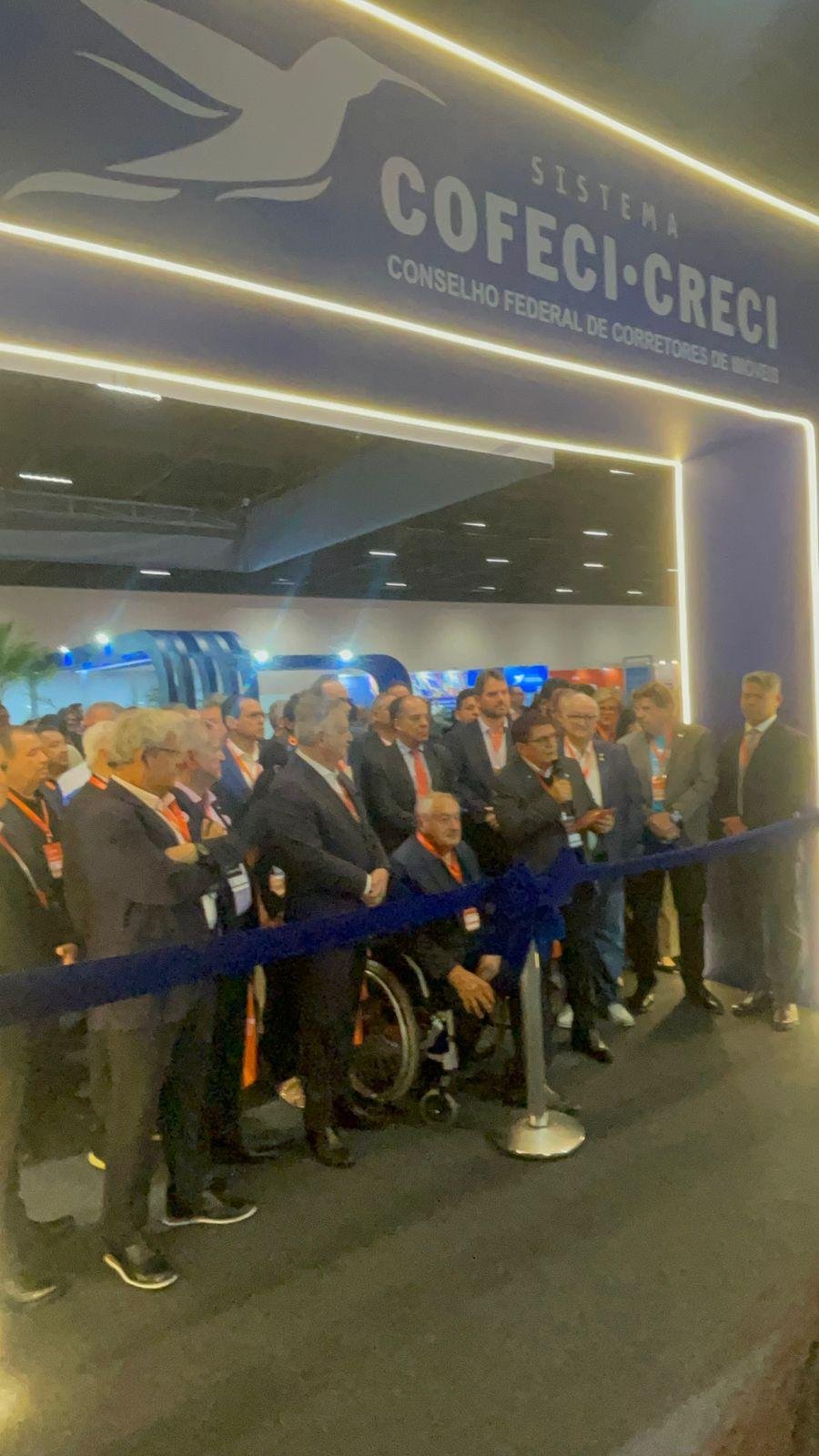 Presidente do CRECI-RS participa da abertura do Stand do COFECI no CIM